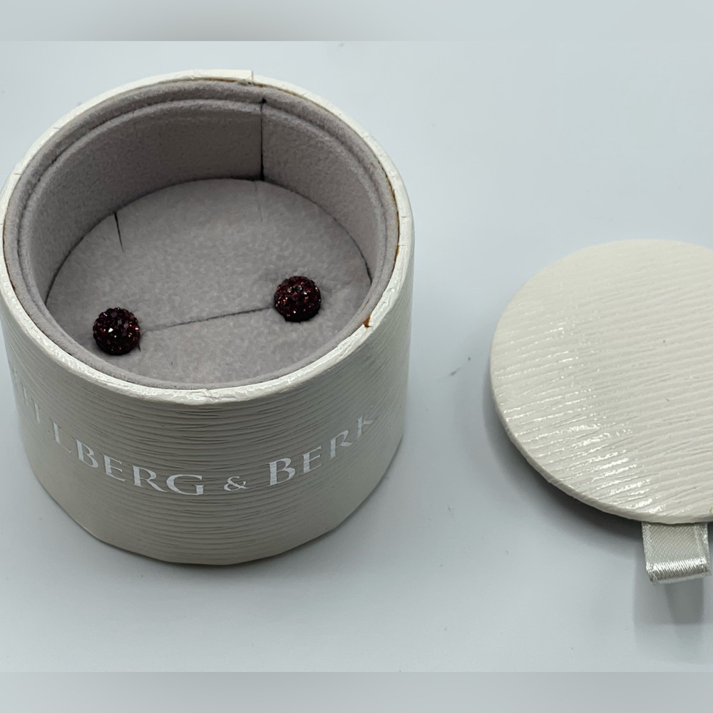 Hillberg & Berk Pink Stud Earrings